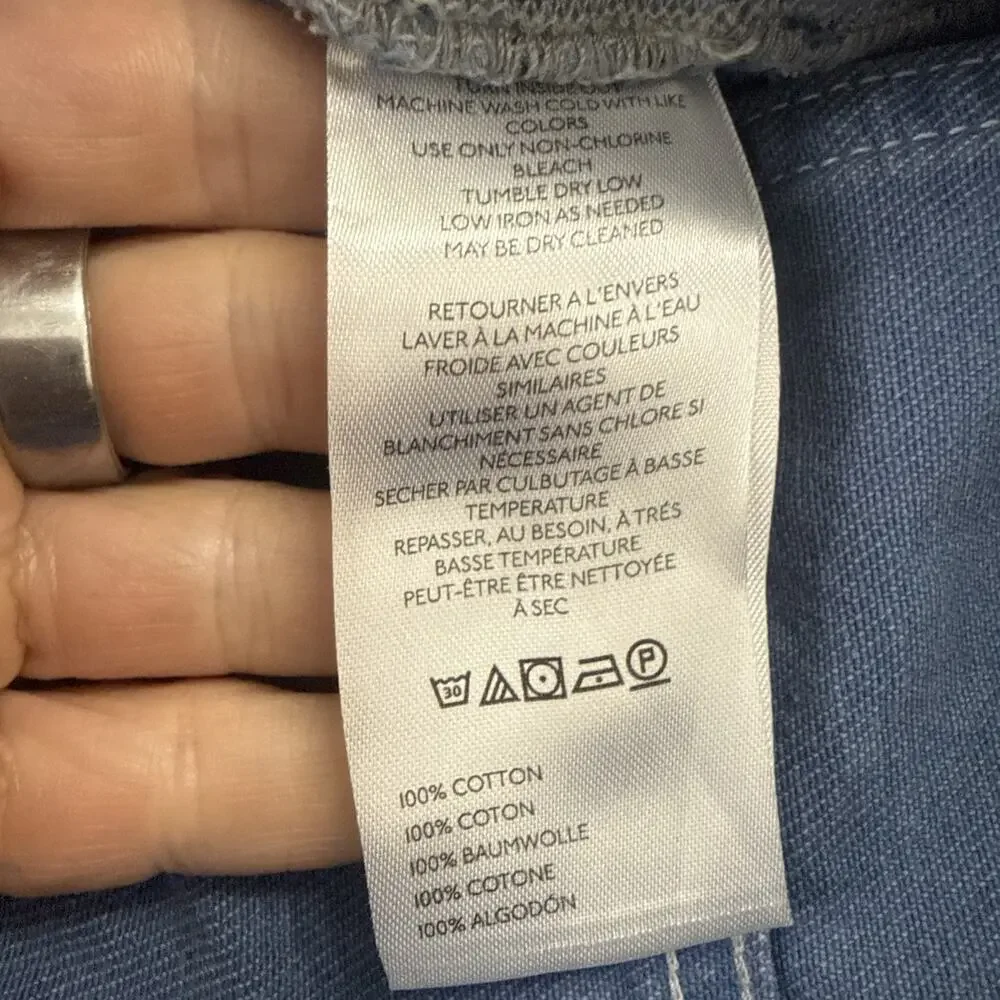 FREE PEOPLE We The Free Deep Trance Dropped Boyfriend Jeans Ocean Blue Size 30